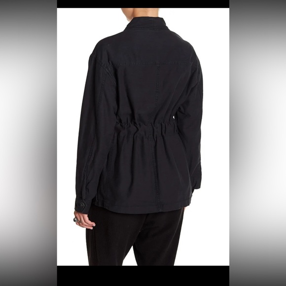 Free People in Our Nature Cargo Jacket Black size S - Picture 3 of 10